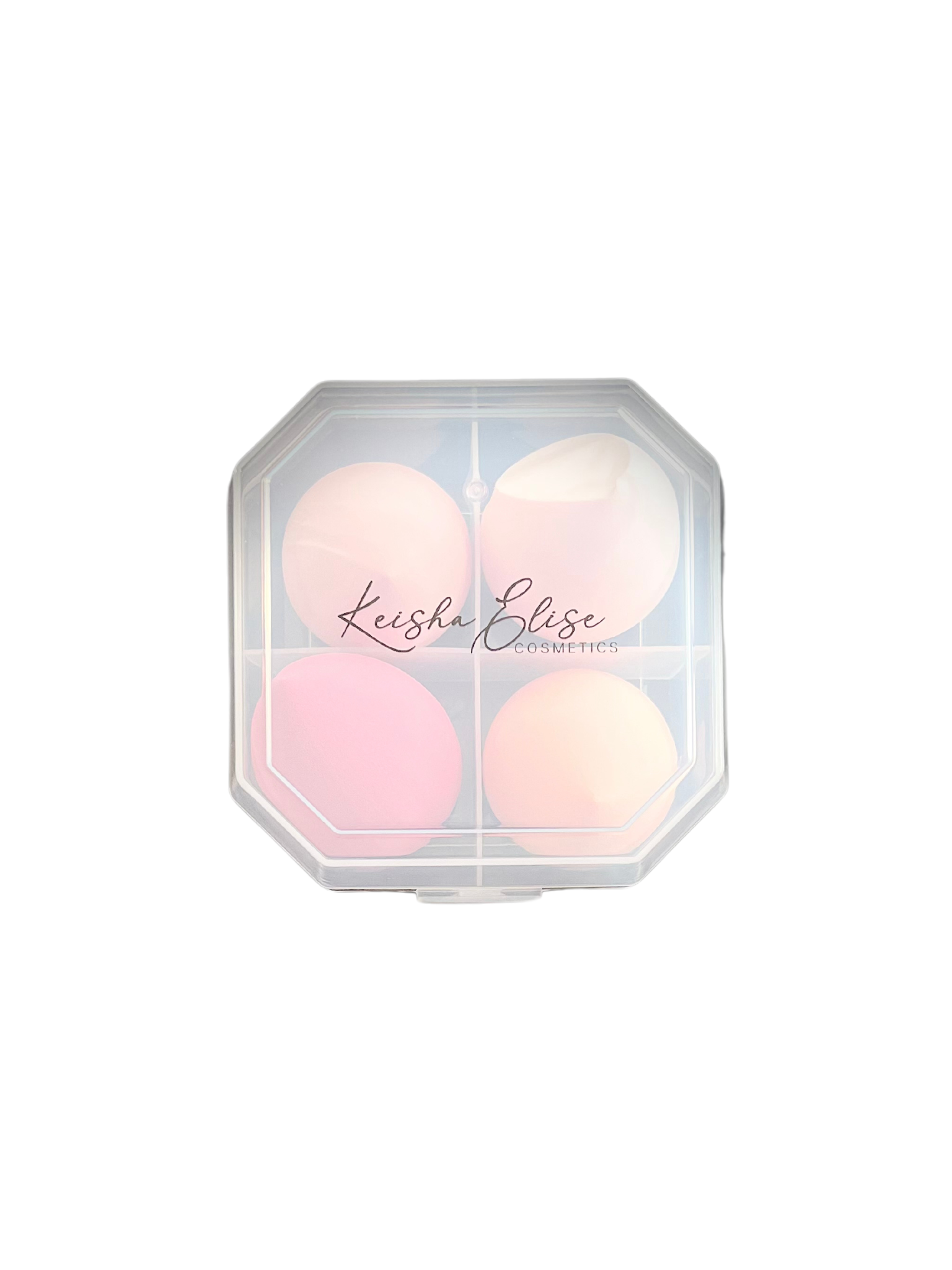 4-Piece Makeup Sponge Set with Travel Case